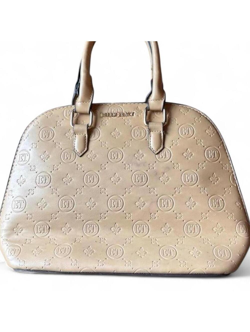 Ellen Tracy Women's Tan and Cream Bag